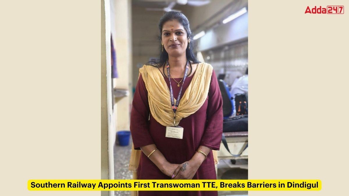 Southern Railway Appoints First Transwoman TTE, Breaks Barriers in Dindigul_60.1