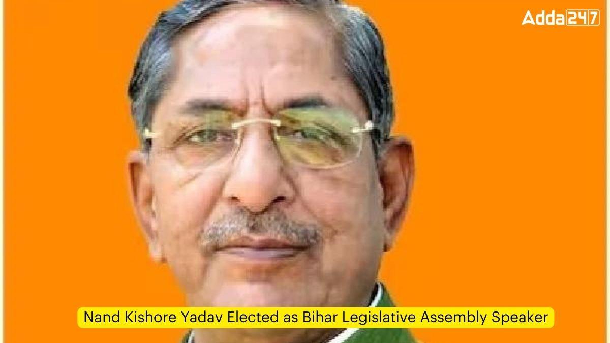 Nand Kishore Yadav Elected as Bihar Legislative Assembly Speaker_60.1