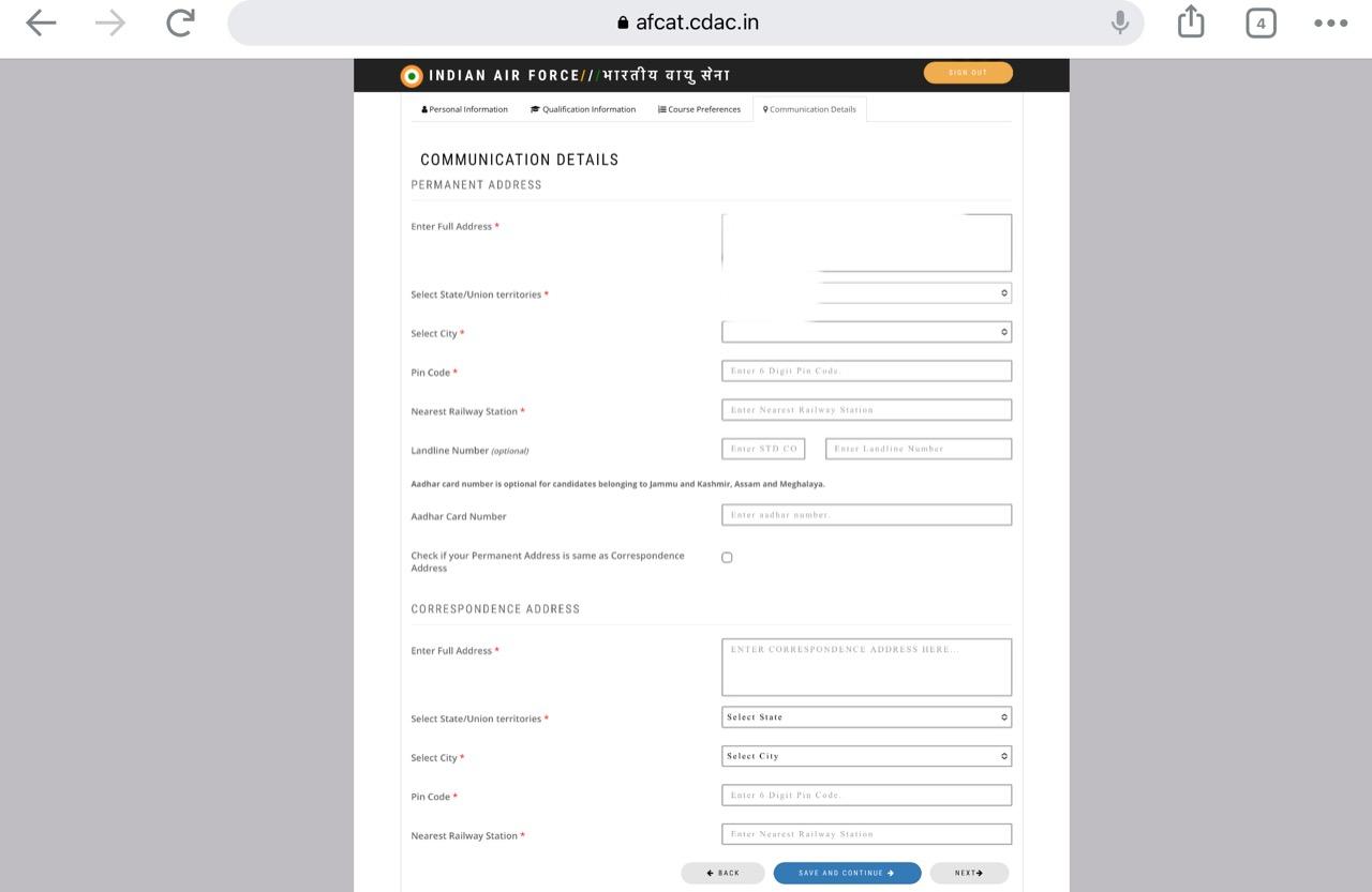 How to Fill AFCAT Form 2022 ? Check Steps to Fill AFCAT 2 2022 Application Form_7.1