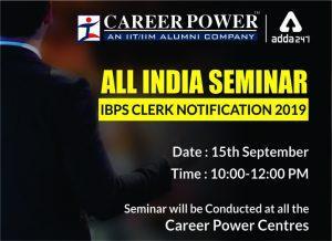 All India Seminar – IBPS Clerk Notification 2019 |_3.1