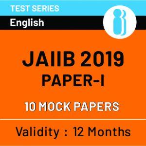 JAIIB and DB&F Mock Test_4.1