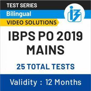 Best Online IBPS PO Mains Mock Test 2019_4.1