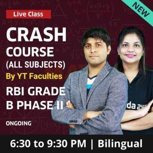 Prepare For RBI Grade B, Phase-II With Live Batch_4.1