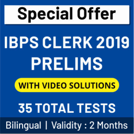 IBPS Clerk Prelims 2019 Practice Test Papers: Download Free PDF_3.1