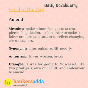 Daily Vocabulary : 12th February |_3.1