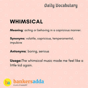 Daily Vocabulary: 3rd March |_3.1