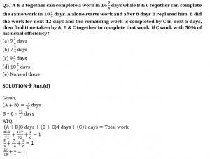 Time and Work Formulas- Concept and Questions with Example_9.1
