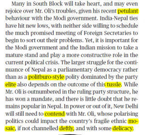 The Hindu Editorial Vocabulary- Trouble in Nepal | 30 July_5.1