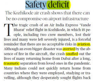 The Hindu Editorial Vocabulary- Safety Deficit | 10 August_3.1