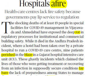 The Hindu Editorial Vocabulary- Hospitals Afire | 11 August_3.1