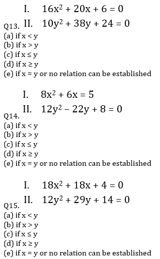 IBPS PO Prelims Quantitative Aptitude Mini Mock 2- Quadratic Inequalities_8.1