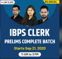 IBPS Clerk 2020 Online classes: Enroll Now to access the best online classes_4.1