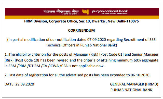 PNB SO Apply Online 2020: Last Day For Online Application For Specialist Officer Post_4.1