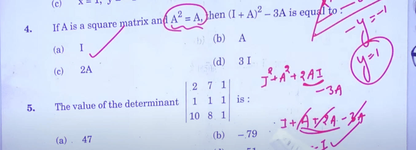 Class 12 Maths Answer Key 2023, Question Paper Solutions_60.1