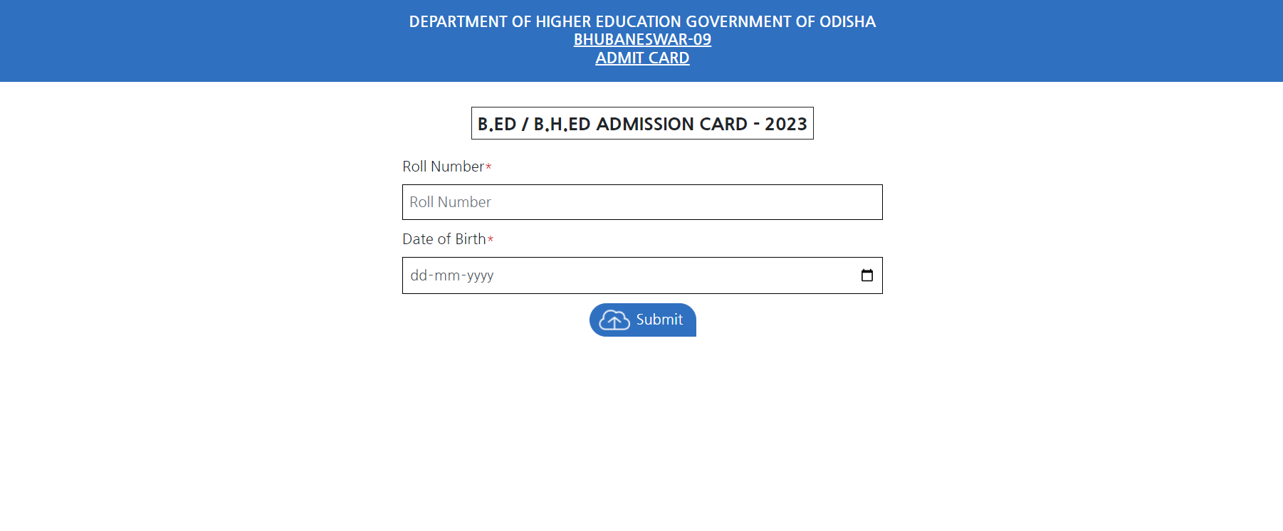 Odisha B.Ed Admit Card 2023 Out, Direct Download Link_3.1