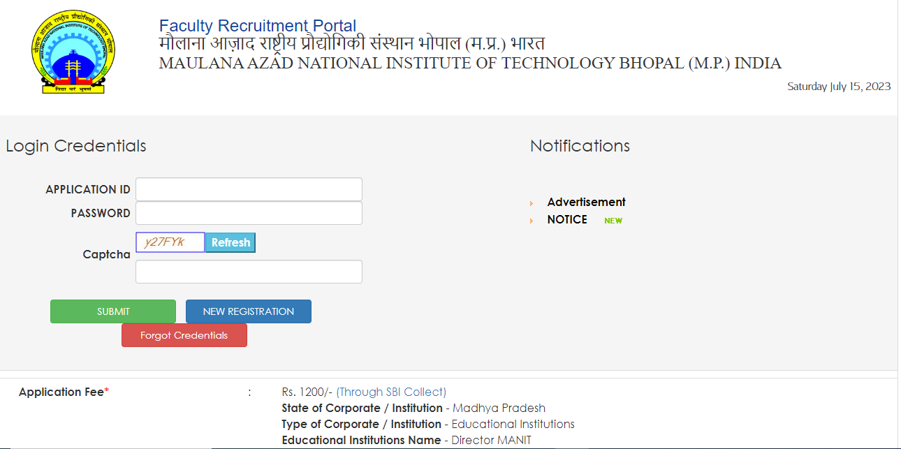 MANIT Recruitment 2023, Last Date to Apply Online for 127 Assistant Professor Posts_4.1