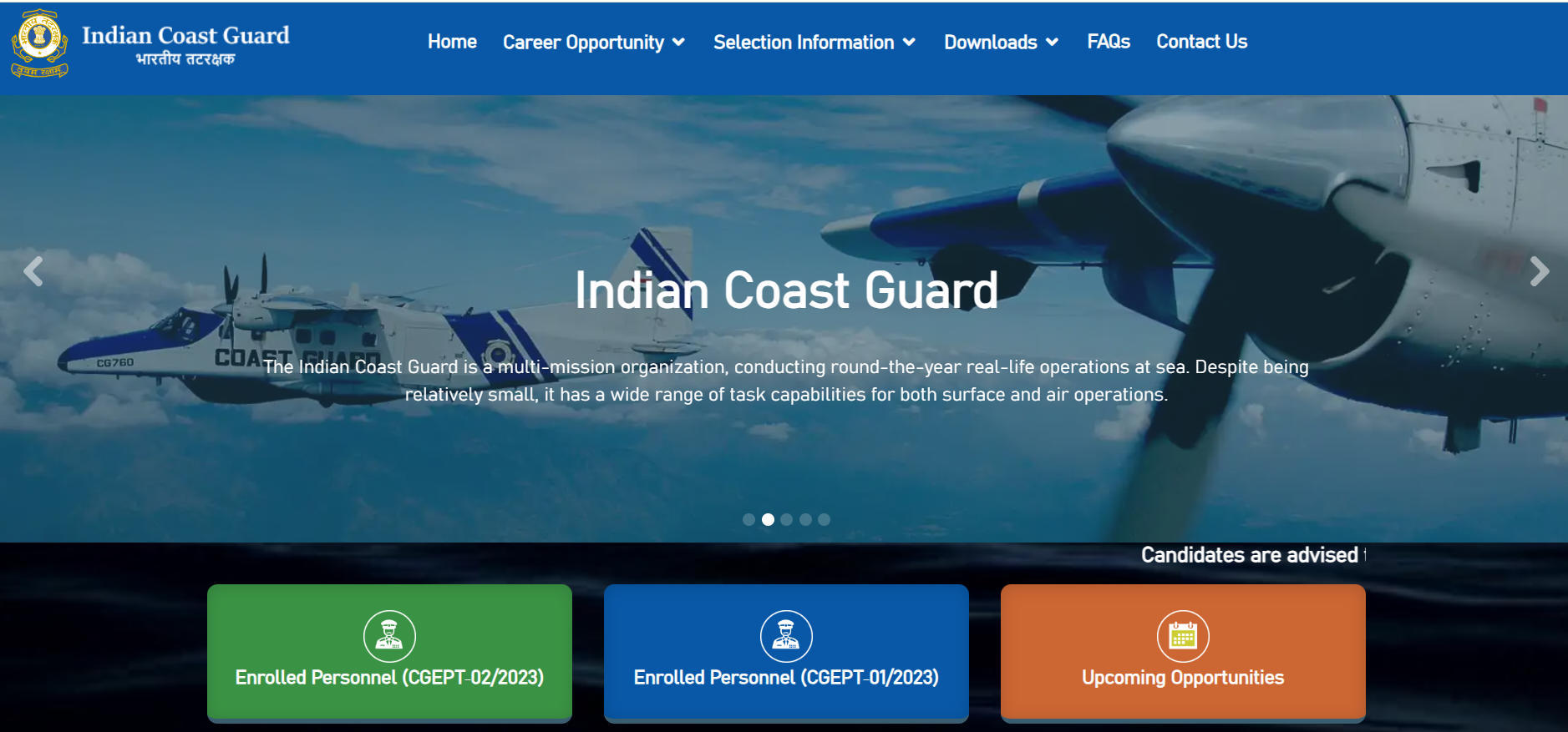 Indian Coast Guard Exam Date 2023 Out for Navik and Yantrik post_4.1