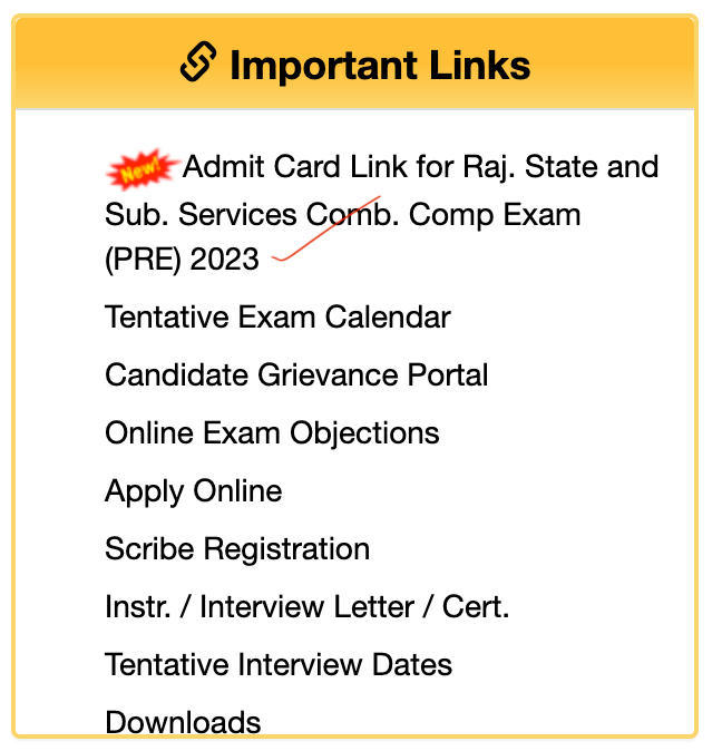 RPSC RAS Admit Card 2023 Out, RAS Prelims Admit Card Link_3.1
