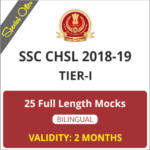 SSC CHSL 2019 Mock Test : CHSL Prime 2019 | Online Test Series_50.1