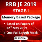 RRB NTPC Exam 2019 : Practice Mock Test | 1st June_40.1
