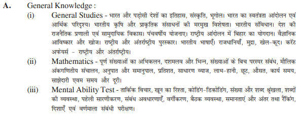 Bihar LRC Syllabus 2023, Exam Pattern, Complete Syllabus PDF_3.1
