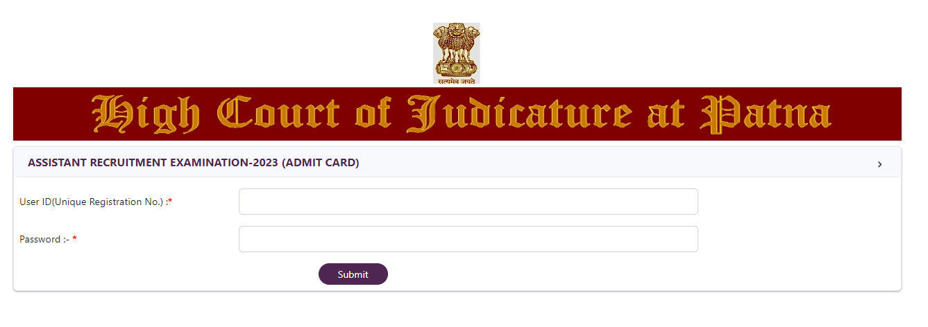 patna high court admit card