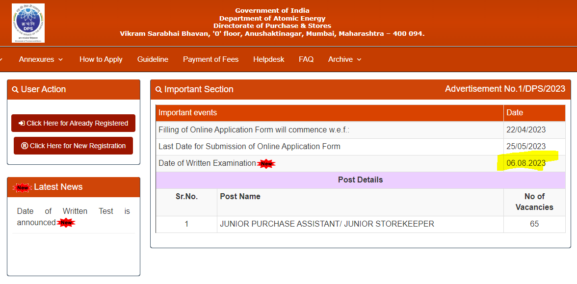 DPS DAE Admit Card 2023, Direct Download Link Available_3.1