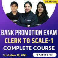 BANK PROMOTION EXAM | Clerk to Scale 1 | Complete Bilingual | Live Classes By Adda247