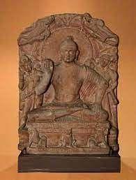 Seated buddha - katra mound