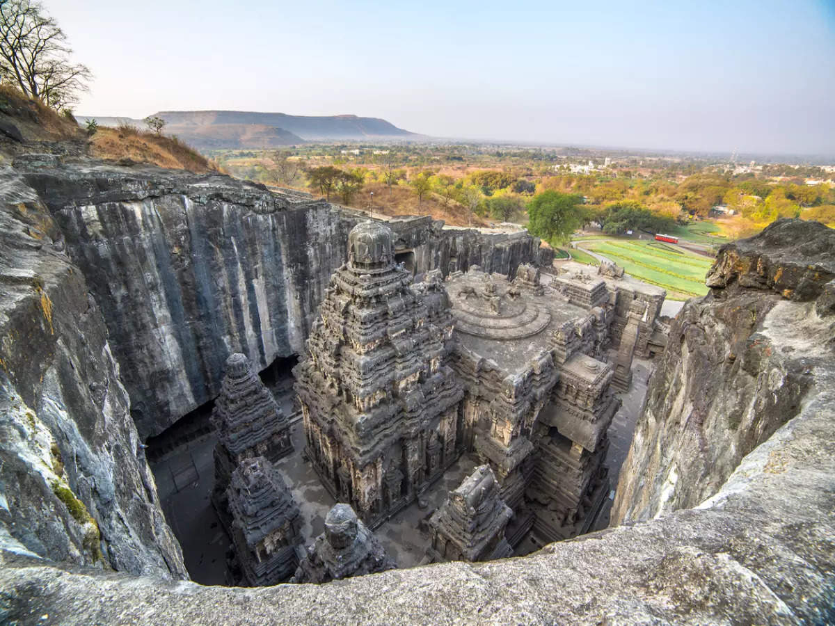 Exploring Kailasa Temple, one of the world's most remarkable cave temples.  Times of India Yatra