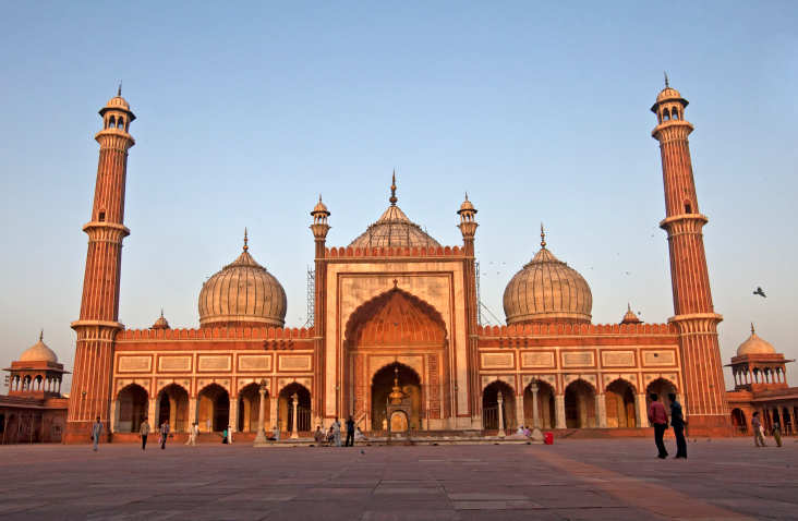 Example of Indo-Islamic Architecture: Jama Masjid, Delhi