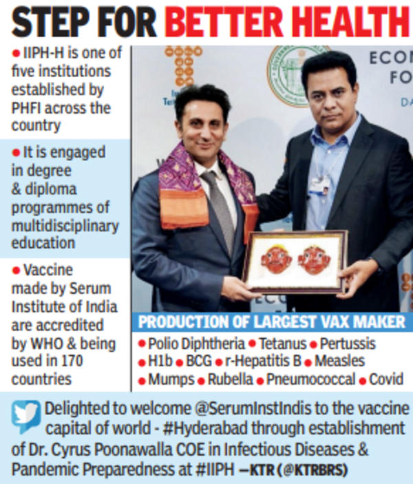 Serum Institute of India (SII) to set up centre in Hyderabad to tackle future pandemics | Hyderabad News - Times of India