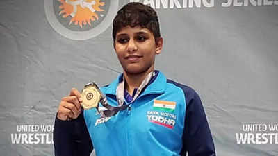 Antim Panghal scripts history, becomes India's first-ever U-20 world wrestling champion | More sports News - Times of India