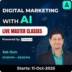 Digital Marketing with AI – Live Master Classes (Powered by PrepInsta) | Online Live Classes by Adda 247