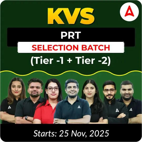 KVS | Selection Batch | PRT (Tier -1 + Tier -2) 2025-26 | Online Live Classes by Adda247