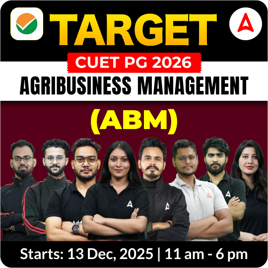 Target CUET PG 2026 AgriBusiness Management (ABM) New Batch | Hinglish | Online Live by Adda247