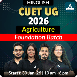 CUET UG AGRICULTURE 2026 Foundation Batch  | Hinglish | Online Live by Adda247