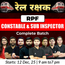 Rail Rakshak - RPF Constable And Sub Inspector - रेल रक्षक Complete Batch with Test Series and Ebook | Hinglish | Online Live Classes by Adda 247