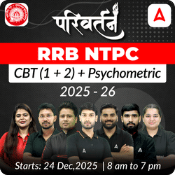 RRB NTPC परिवर्तन- Parivartan - Complete Batch for 2025 - 26 with Test Series and eBook | Hinglish | Online Live Classes By Adda247