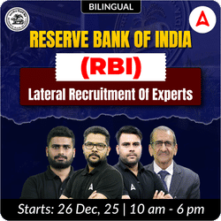 Reserve Bank of India (RBI) - Lateral Recruitment of Experts | Complete Interview Batch by Adda 247