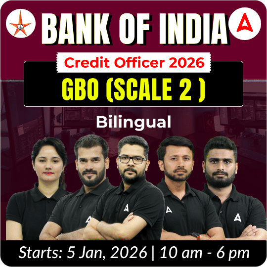 BANK OF INDIA Credit Officer 2026 | GBO (SCALE 2 ) | Online Live Classes by Adda 247