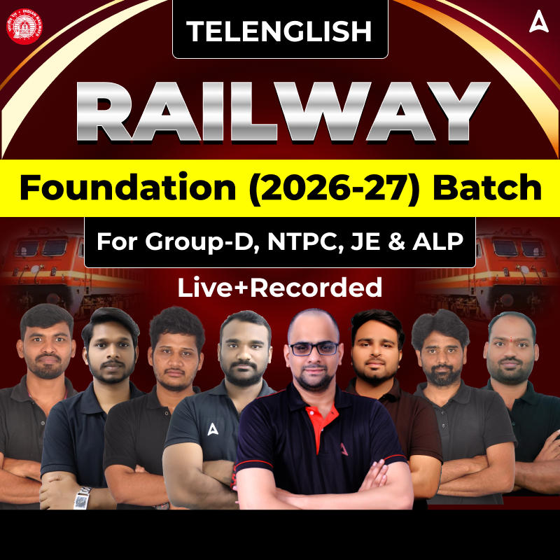 Railway Foundation Batch (2026-2027) | For Group-D, NTPC, JE & ALP | Live + Recorded Batch | Online Classes By Adda247