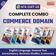 CUET Complete Books Combo COMMERCE DOMAIN (English + GT + Commerce) | Printed Books Combo By Adda247