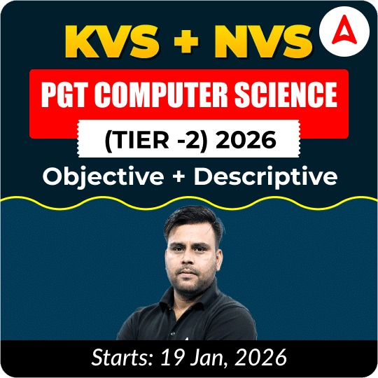 KVS + NVS | Selection Batch | Computer Science PGT (Tier -2) 2026 | Online Live + Recorded Classes by Adda247