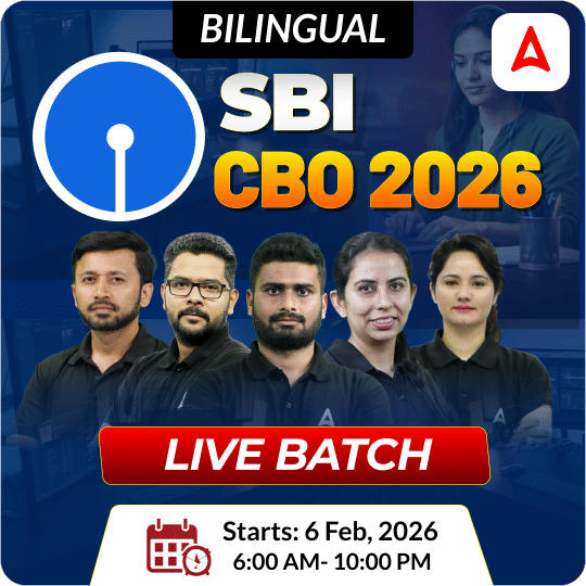 SBI CBO 2026 | Live Batch | Online Live Classes by Adda 247