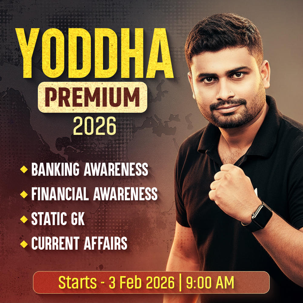 Yoddha Premium 2026 Batch for Financial Awareness, Current Affairs and Static GK | Online Live Classes by Adda 247