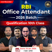 RBI Office Attendant 2026 Batch | Live + Recorded Classes By Adda247
