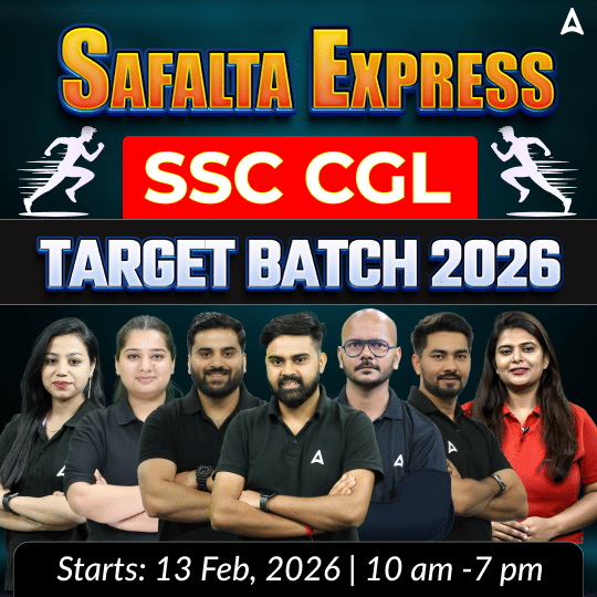 Safalta Express SSC CGL Target Batch 2026 with Test Series and Ebook | Hinglish | Online Live Classes By Adda247
