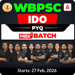 WBPSC IDO PYQ Free Batch | Bengali | Online Live Classes By Adda247