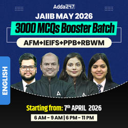 JAIIB 3000 MCQ Booster Batch - MAY 2026 | English Medium | Online Live Classes by Adda 247